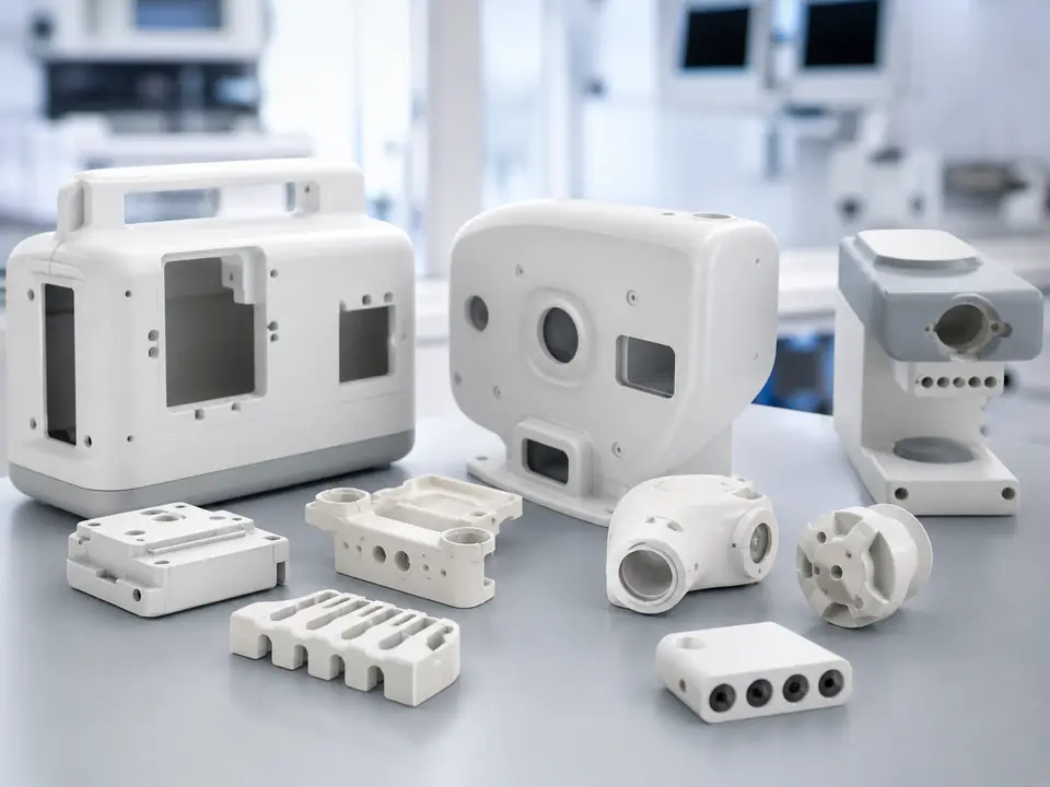 Representative medical engineering plastic component